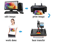 12x15 Inches Heat Press Machine T-shirt Printing Machine