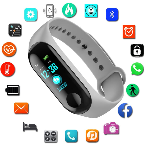 Sport Bracelet Smart Watch Women Men For Android IOS Smartwatch Fitness Tracker New Electronics Smart Clock Wach IP68 Waterproof